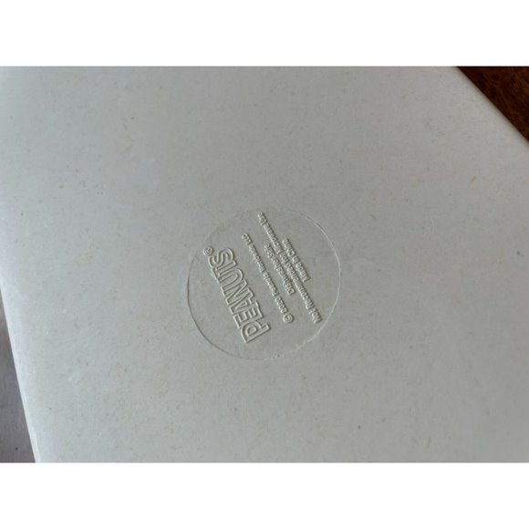 NWOT Peanuts Set of 2 Platters Snoopy & Woodstock 14" x 5 5/8" x 1" - Picture 5 of 6